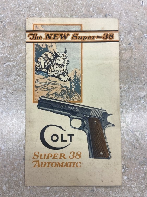 Colt Super .38 Flyer Vintage Original Pre-War-img-0