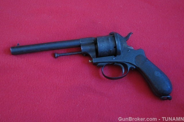 Belgian Lefaucheux 11mm Pinfire Double Action Revolver Antique Look -img-18
