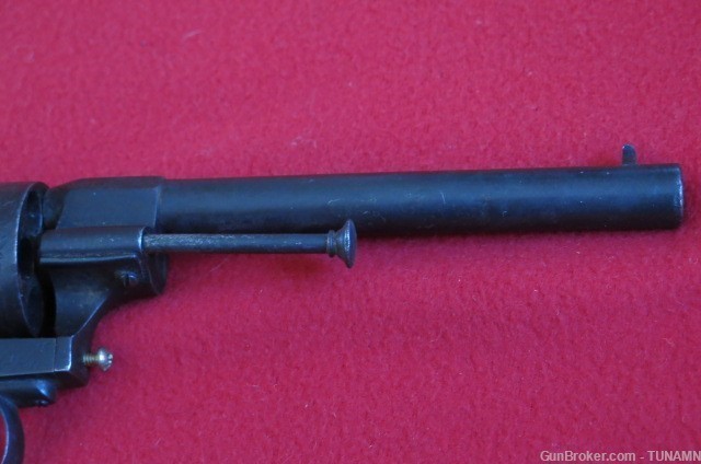 Belgian Lefaucheux 11mm Pinfire Double Action Revolver Antique Look -img-6