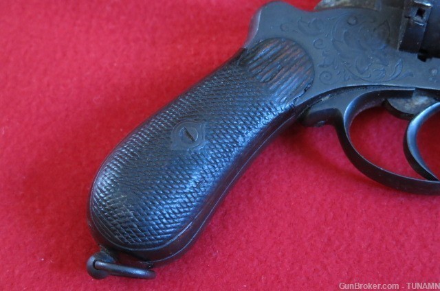 Belgian Lefaucheux 11mm Pinfire Double Action Revolver Antique Look -img-2