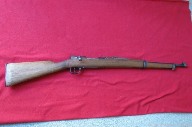Spanish Model 1916 Short Rifle 7x57 Cal And Barrel Is 21 3/4"C&R OK Read-img-0