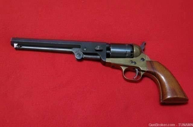 Fusav di Bini & Baronio 1851 Navy Percussion Revolver.36 Cal 7 1/2"Barrel  -img-5