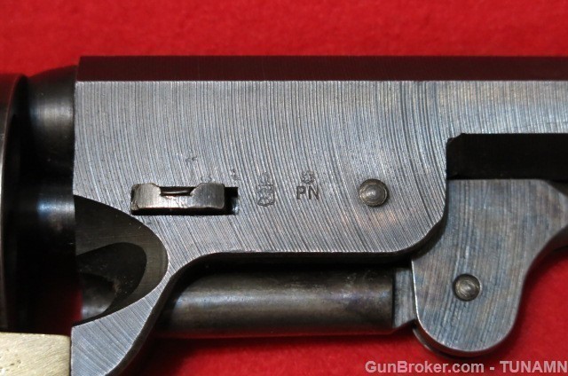 Fusav di Bini & Baronio 1851 Navy Percussion Revolver.36 Cal 7 1/2"Barrel  -img-9