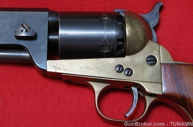 Fusav di Bini & Baronio 1851 Navy Percussion Revolver.36 Cal 7 1/2"Barrel  -img-14