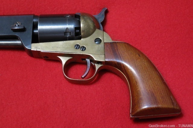 Fusav di Bini & Baronio 1851 Navy Percussion Revolver.36 Cal 7 1/2"Barrel  -img-6