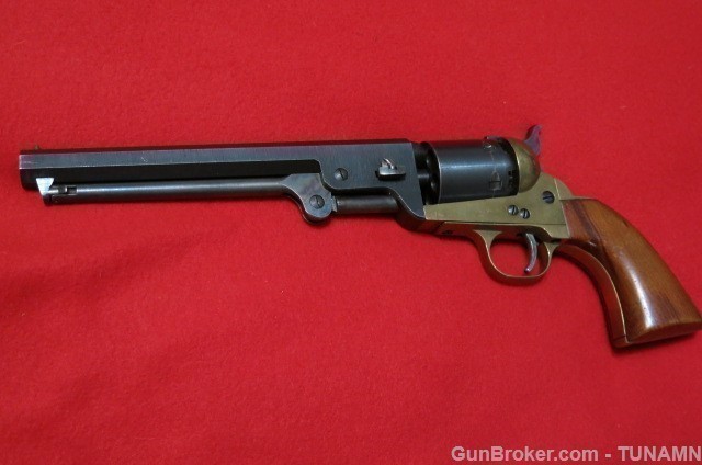 Fusav di Bini & Baronio 1851 Navy Percussion Revolver.36 Cal 7 1/2"Barrel  -img-15