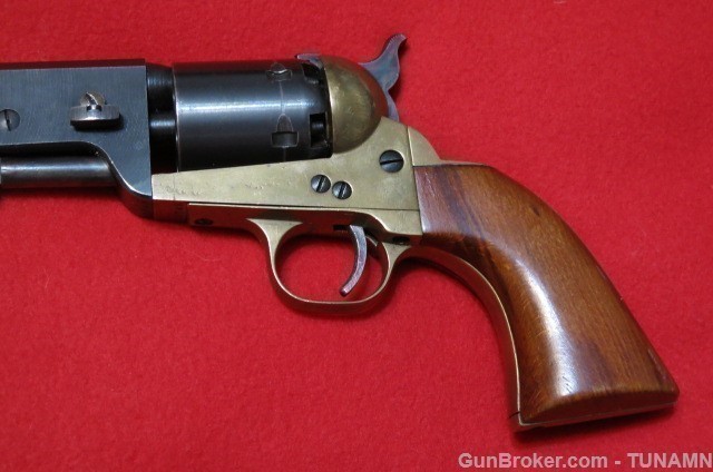 Fusav di Bini & Baronio 1851 Navy Percussion Revolver.36 Cal 7 1/2"Barrel  -img-13