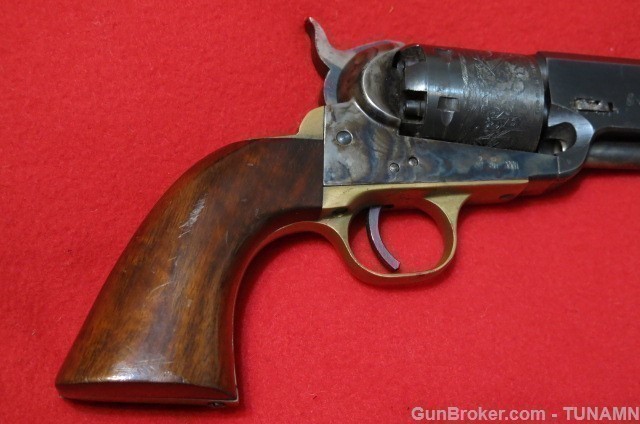 Spesco 1851 Navy Percussion Revolver 36 Cal 7 3/8"Barrel 95% Nice    -img-9