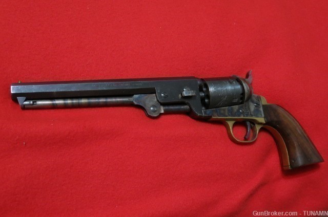 Spesco 1851 Navy Percussion Revolver 36 Cal 7 3/8"Barrel 95% Nice    -img-1