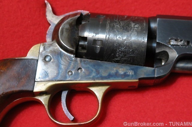 Spesco 1851 Navy Percussion Revolver 36 Cal 7 3/8"Barrel 95% Nice    -img-10