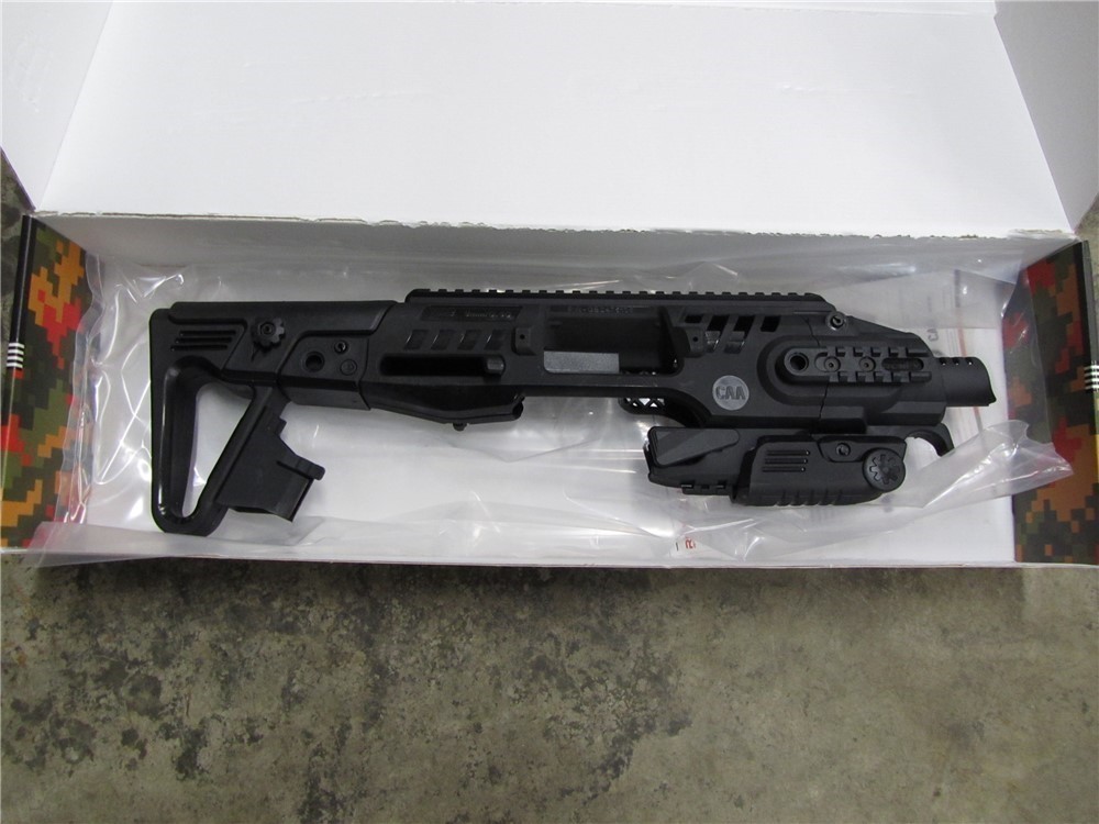 CAA Industries RONI-G2 For Glock 26/27 Black SBR PDW-img-0