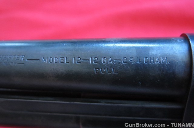 Winchester 12 Ga Model 12 Slide Action Shotgun 30"Barrel Please Read C&R OK-img-19