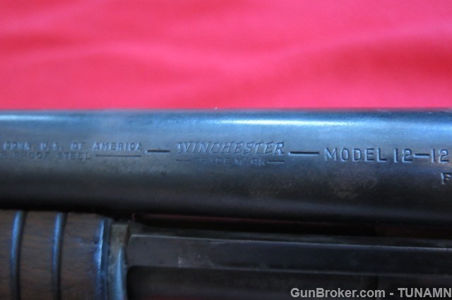 Winchester 12 Ga Model 12 Slide Action Shotgun 30"Barrel Please Read C&R OK-img-18