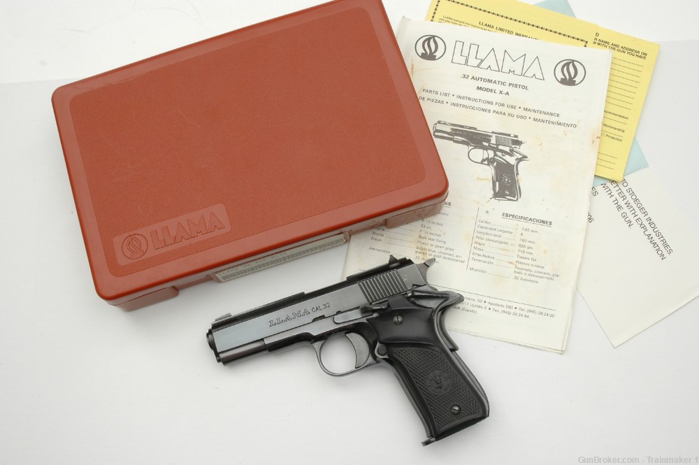 Llama X-A .32 acp. Stunning! MIB 1988 mfg. Spain Mini 1911 NO RES.-img-1