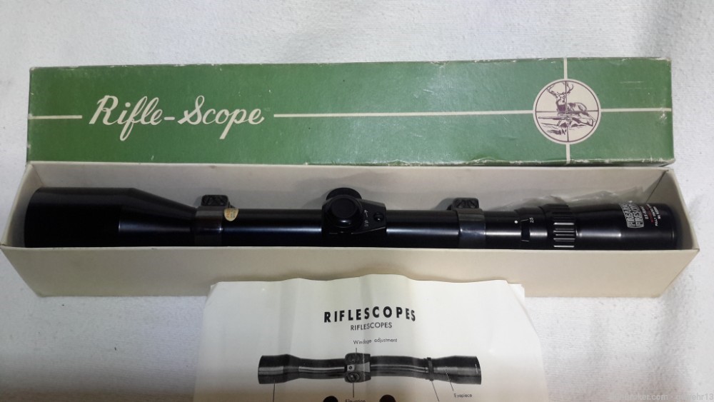 Vintage Firescope (Hakko, Japan) 2.5×10×40 mm w/ Sako rings-img-0