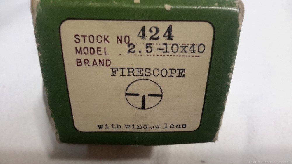 Vintage Firescope (Hakko, Japan) 2.5×10×40 mm w/ Sako rings-img-3