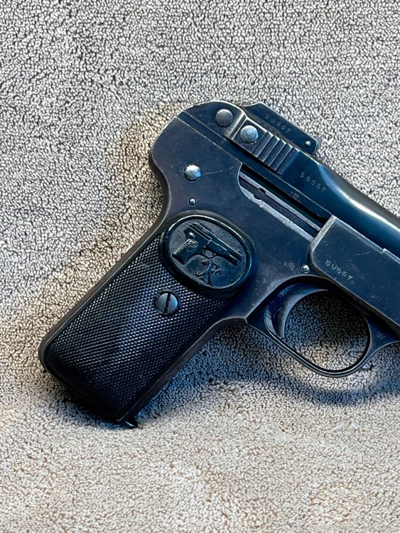 Munich Police Marked FN 1900 Browning with Holster 1902-1903-img-3
