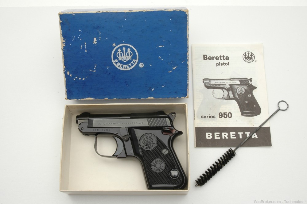 Beretta Model 950BS Minx .22 Short LNIB Circa 1980's mfg Tip-Up Brl. NO RES-img-2