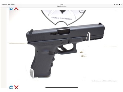 Sniper Gray Newly Cerakoted Glock G17 GEN 3 9mm w/ 17 rd mag