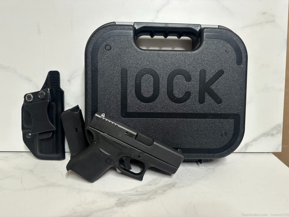 Glock 43 9mm - With Box and Mag - Buy it now gets ammo-img-0