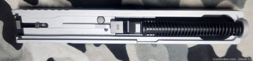 Glock 19 Gen 3 Complete OEM slide Silver Finished sides  19 23 CUSTOM NEW-img-3