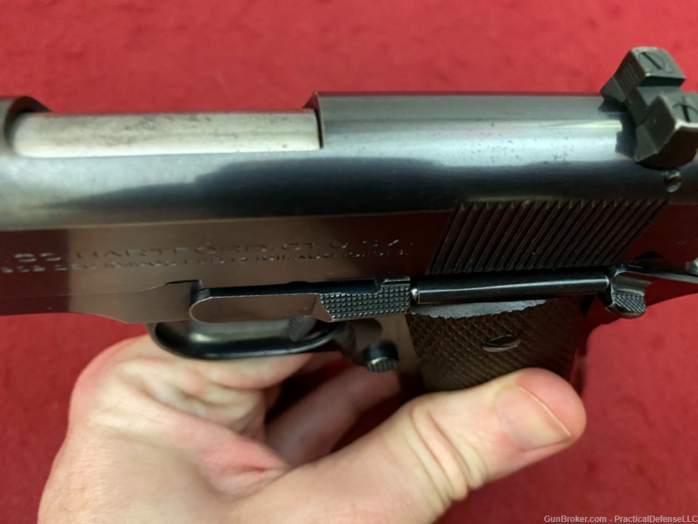 Excellent Colt Pre War Commercial ACE .22LR 1911 made in 1939-img-81