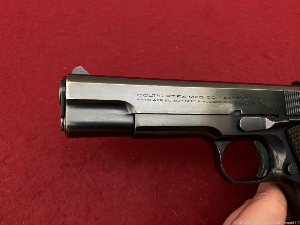 Excellent Colt Pre War Commercial ACE .22LR 1911 made in 1939-img-49