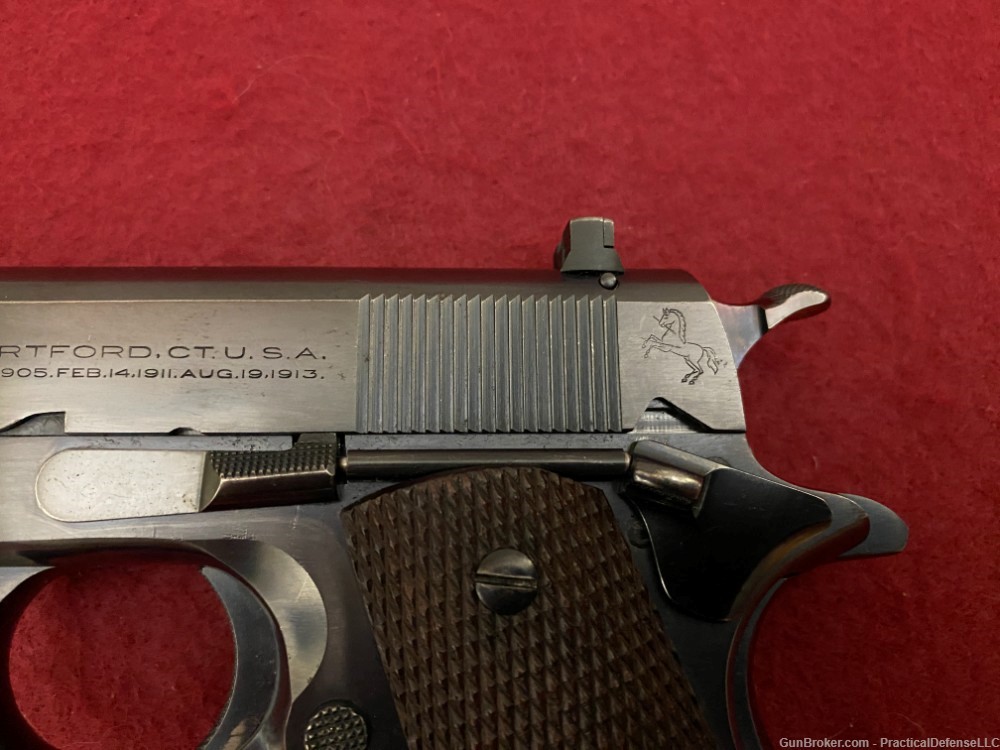 Excellent Colt Pre War Commercial ACE .22LR 1911 made in 1939-img-33