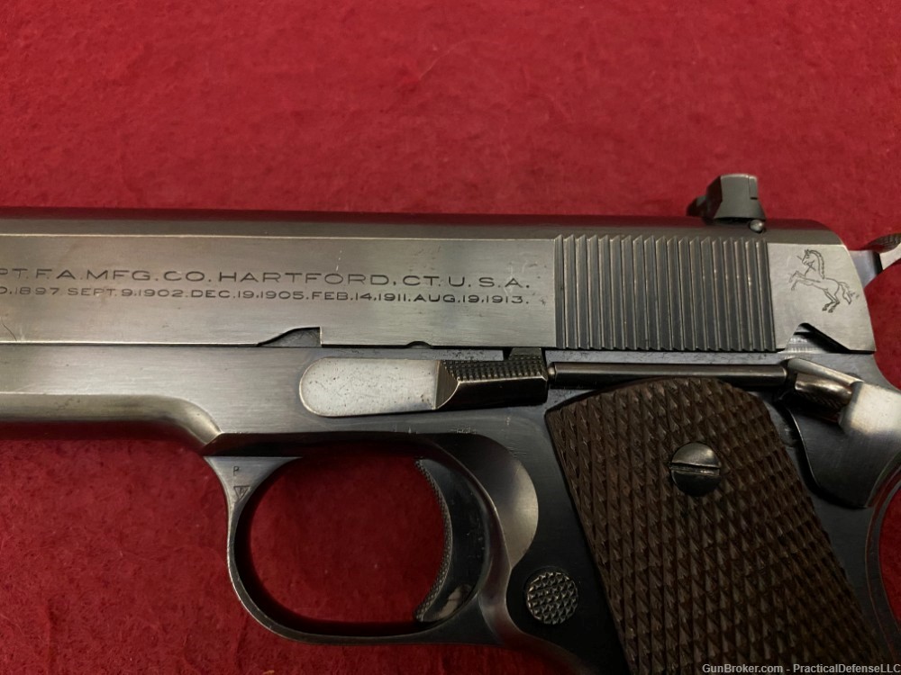 Excellent Colt Pre War Commercial ACE .22LR 1911 made in 1939-img-35