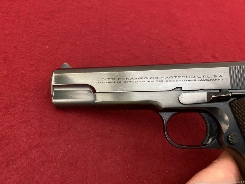 Excellent Colt Pre War Commercial ACE .22LR 1911 made in 1939-img-47