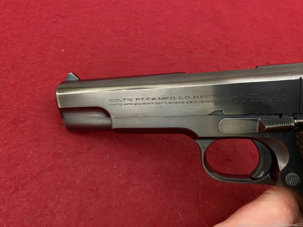 Excellent Colt Pre War Commercial ACE .22LR 1911 made in 1939-img-46
