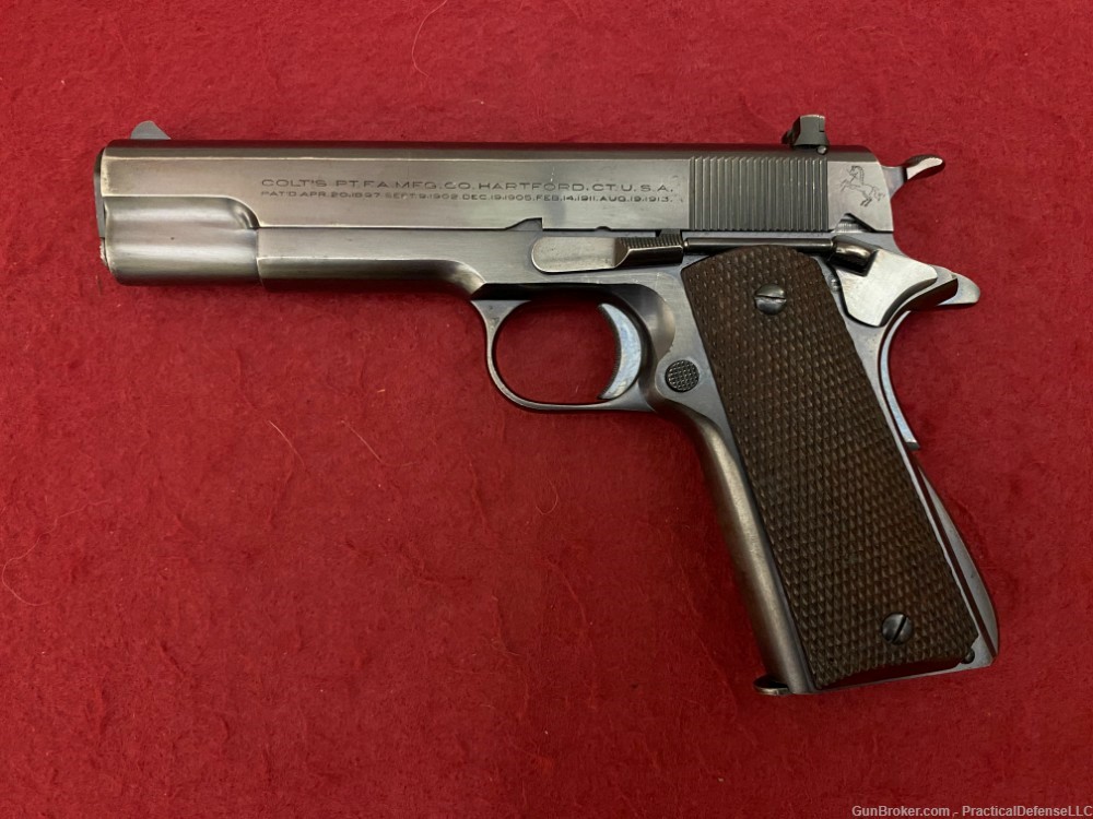 Excellent Colt Pre War Commercial ACE .22LR 1911 made in 1939-img-1