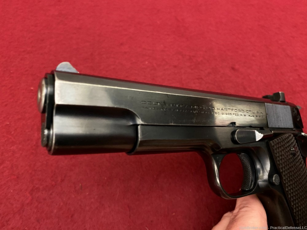 Excellent Colt Pre War Commercial ACE .22LR 1911 made in 1939-img-50
