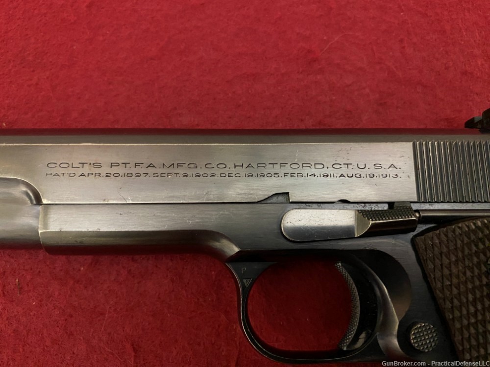 Excellent Colt Pre War Commercial ACE .22LR 1911 made in 1939-img-38