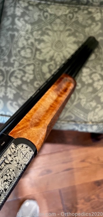 Rare Hand Engraved Weatherby Regency Superposed Over Under Italian Shotgun-img-38