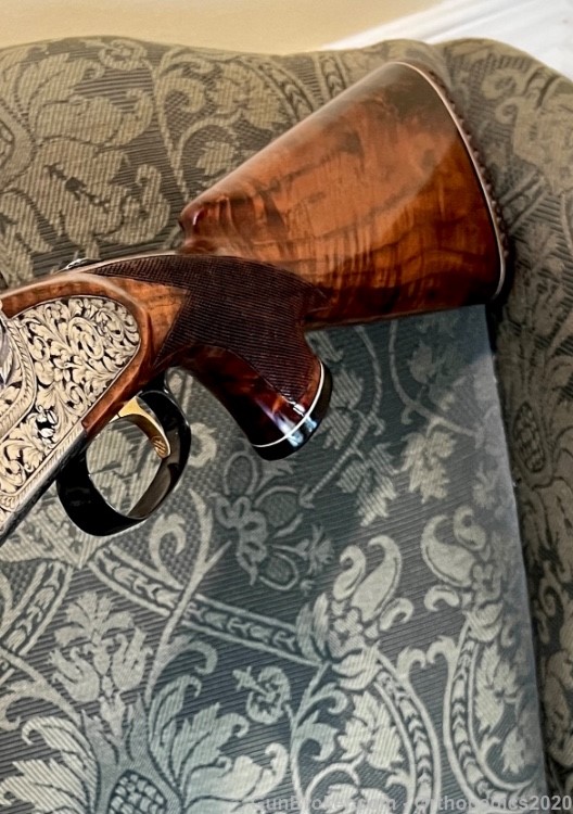 Rare Hand Engraved Weatherby Regency Superposed Over Under Italian Shotgun-img-36