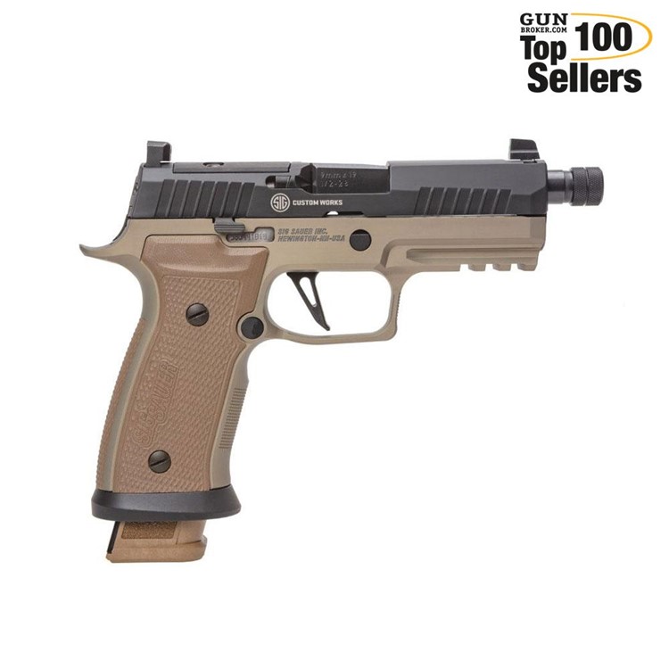 SIG SAUER P320AXG-Combat 9mm 4.6in 21rd Two-Tone Semi-Auto Pistol-img-0