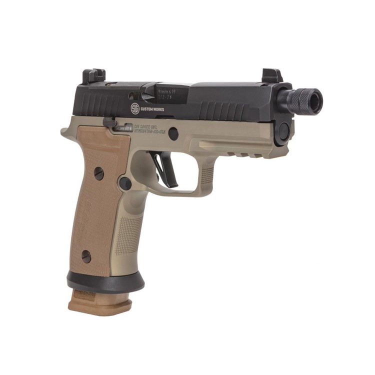 SIG SAUER P320AXG-Combat 9mm 4.6in 21rd Two-Tone Semi-Auto Pistol-img-2