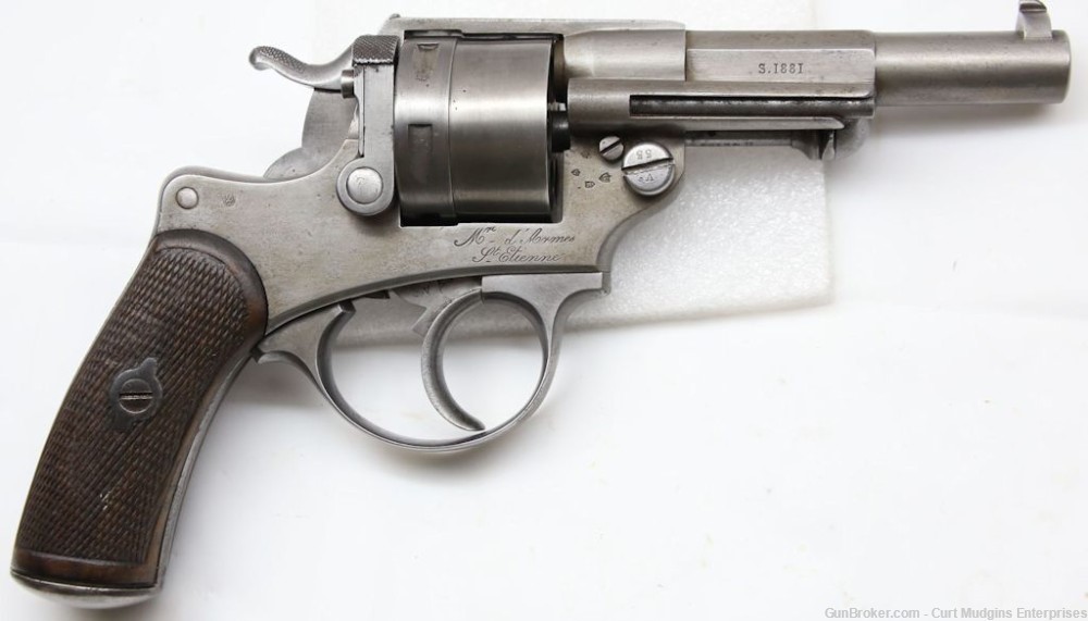 MAS MLE 1873 Chamelot Delvigne Revolver 11mm French, Nice!-img-0