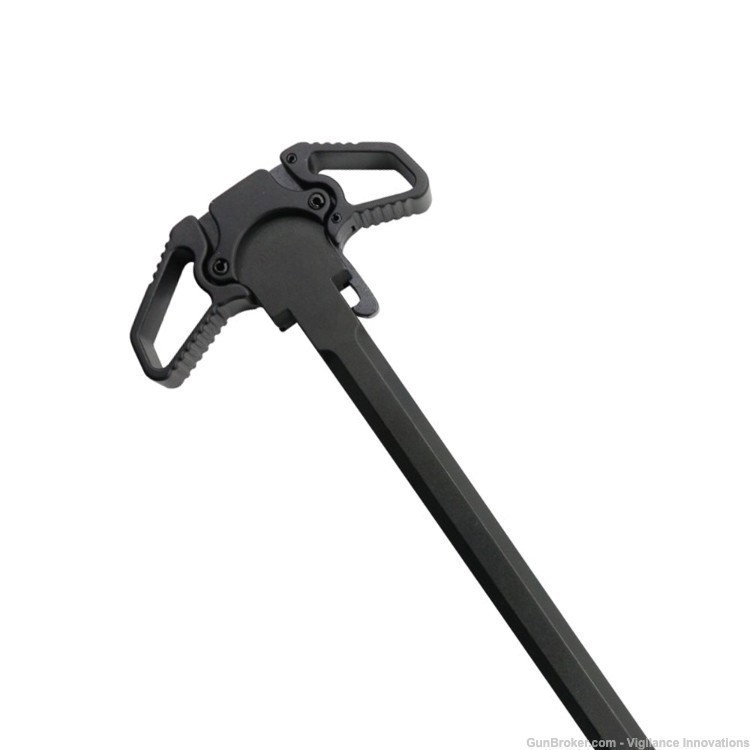 AR10 Ambidextrous Butterfly Black Charging Handle Ambi AR10 CHARG HANDLE-img-2