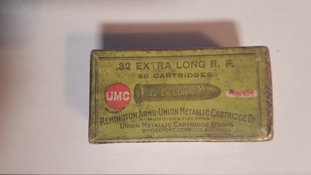        UMC Sealed Box 50 Rounds 32 Extra long Rimfire Black Powder .32 RF -img-0