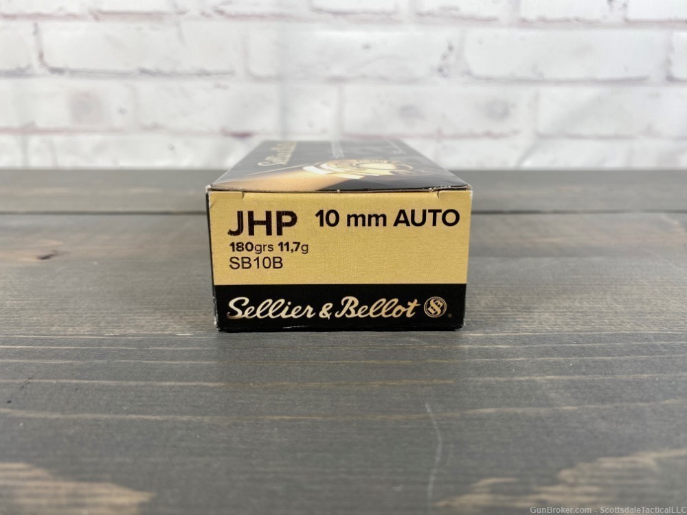 Sellier & Bellot 10mm 180 Grain JHP SB10B S&B-img-1