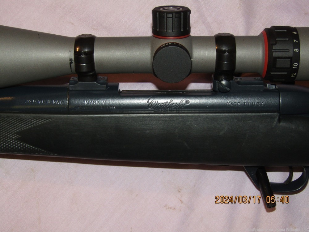 Weatherby, MK V, with new Pac-Nor SS, 10T, 5 fluted barrel in 300 Wby Mag-img-6