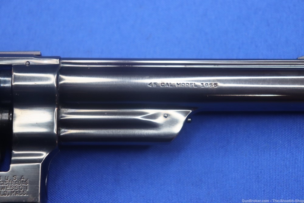 Smith & Wesson Model 1955 Target MOD 25 Revolver 45ACP 6.5" S&W 6RD RARE DA-img-2