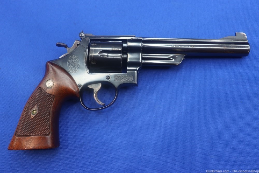 Smith & Wesson Model 1955 Target MOD 25 Revolver 45ACP 6.5" S&W 6RD RARE DA-img-0