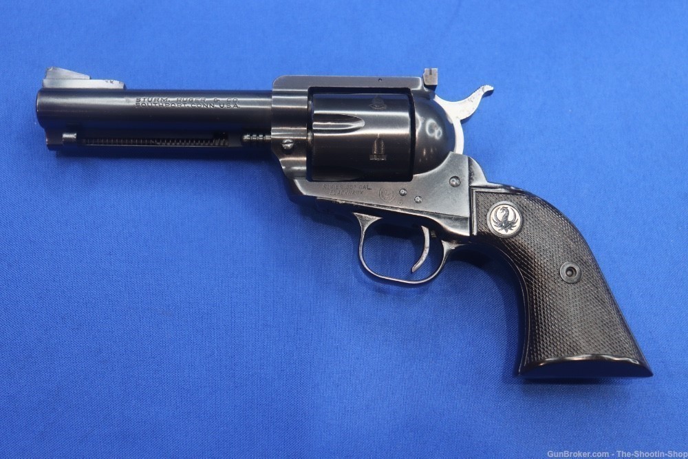Ruger Model Blackhawk Revolver Early Flat Top 1957 MFG Single Action 357MAG-img-0