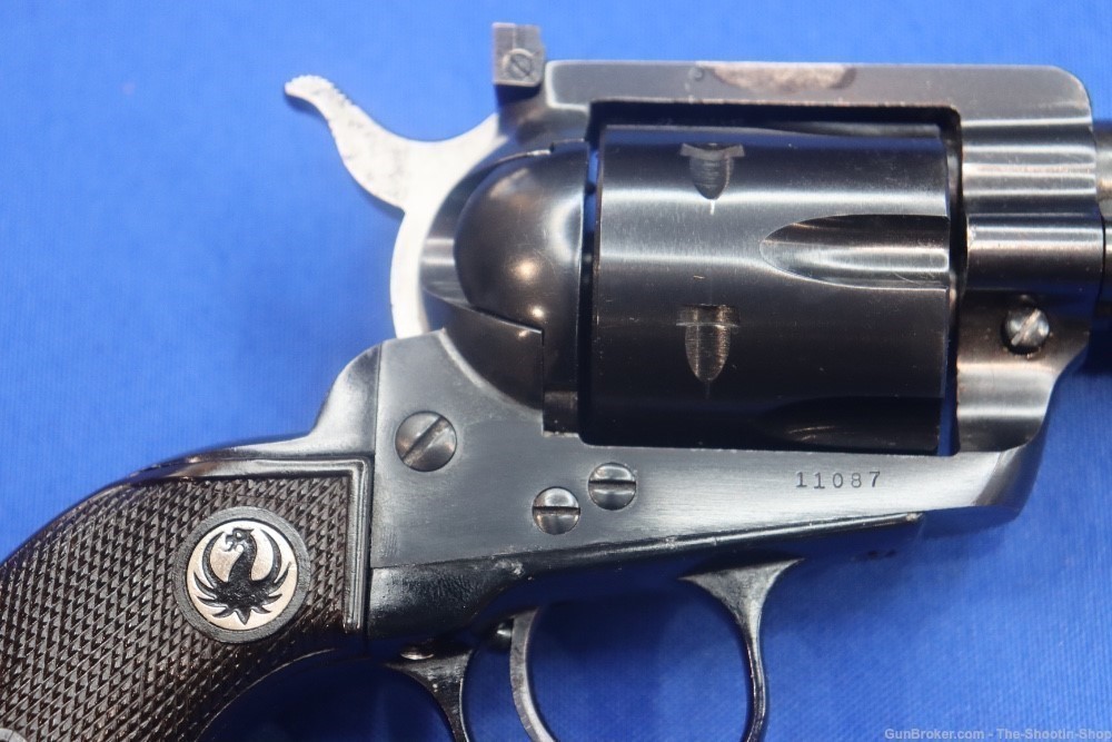 Ruger Model Blackhawk Revolver Early Flat Top 1957 MFG Single Action 357MAG-img-9