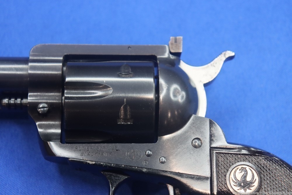 Ruger Model Blackhawk Revolver Early Flat Top 1957 MFG Single Action 357MAG-img-3