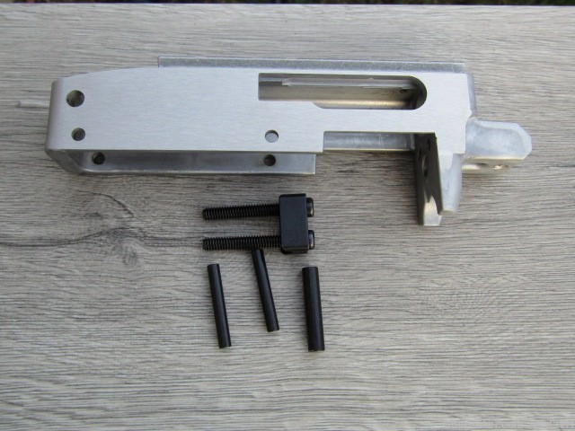 Ruger 10/22 receiver NEW factory stripped 22LR W/ scope mount pins V-block-img-0