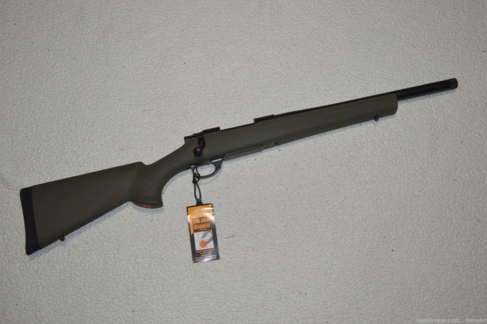NIB Howa 1500 Tactical 16" Threaded 308 Winchester w/ OD Green Hogue Stock-img-1